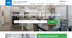Desktop Screenshot of claytonhomesbrookshire.com